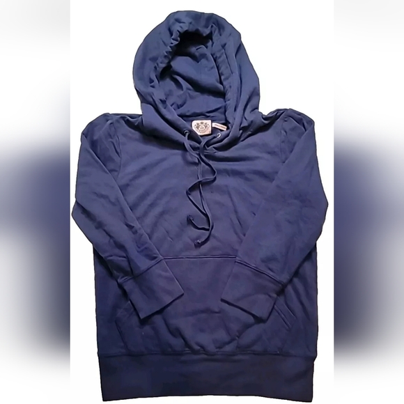 Y2K Juicy Couture Hoodie Spellout‎ Graphic  Pink Blue Medium 2011 - Picture 2 of 8